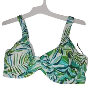 Shade & Shore Bikini Top Womens Bralette Removable Pads Textured Sweetheart Cute